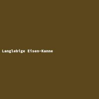 Langlebige Eisen-Kanne