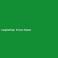 Langlebige Eisen-Kanne