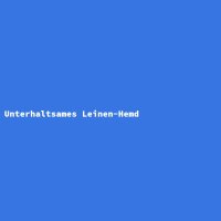 Unterhaltsames Leinen-Hemd